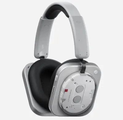 Nothing Headphone(1) 42dB ANC| Dual Device| Hi-Res+LDAC|40mm Driver|Sound by KEF Bluetooth & Wired Headset at ₹13,499
