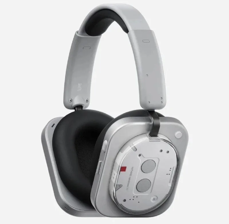Nothing Headphone(1) 42dB ANC| Dual Device| Hi-Res+LDAC|40mm Driver|Sound by KEF Bluetooth & Wired Headset at ₹13,499