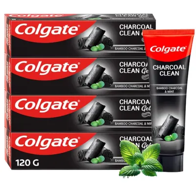 Colgate Charcoal Toothpaste, 480 gm (120g x 4) at ₹327