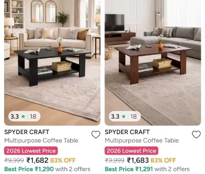 Coffee Table, Bedside Table and 5 more