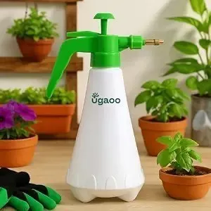 Ugaoo Pressure Spray Pump for Garden | 1L Water Sprayer with Brass Nozzle | Multipurpose Spray Pump for Watering, Fertilizing & Pest Control at ₹99