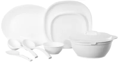 SignoraWare BPA Free Plastic Square Dinner Set at ₹1,096