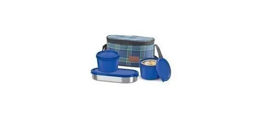 MILTON Decker Lunch Box with Insulated Fabric Jacket at ₹399
