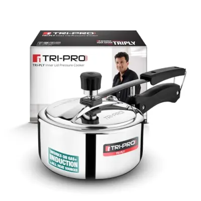 Tripro Triply Stainless Steel Inner Lid Pressure at ₹976