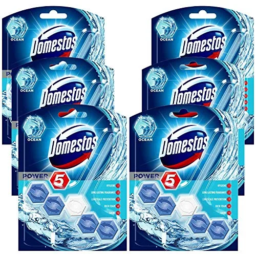Domestos Power 5 Ocean Toilet Rim Block 55g at ₹124