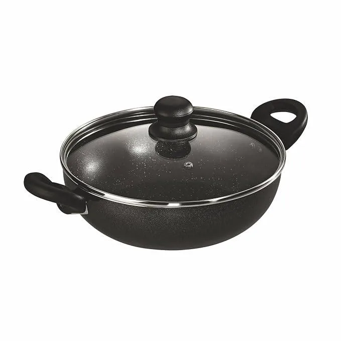 Butterfly Granza Non Stick Kadai with Glass Lid at ₹623