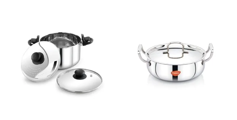 Upto 50% OFF on Praylady Stainless Steel Cookware