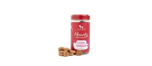 Hearty by HUFT - Chicken & Cranberries Dog Biscuits for Adult Dogs & Puppies - 320 gm (Pack of 2) at ₹479