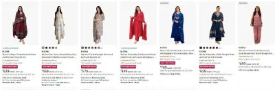 Upto 85% OFF on KLOSIA Women's Ethnic Wear