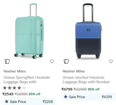 Upto 85% Off On Luggage & Trolley Bags