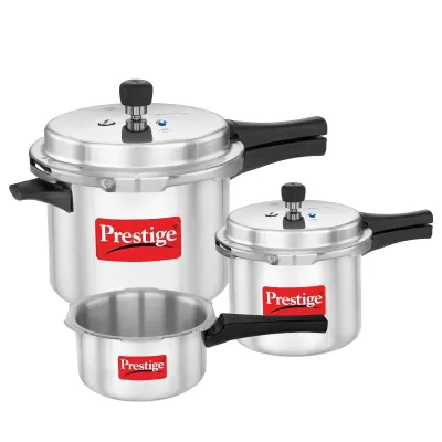 Prestige 2 Litre + 3 Litre + 5 Litre Pressure Cooker at ₹2,239