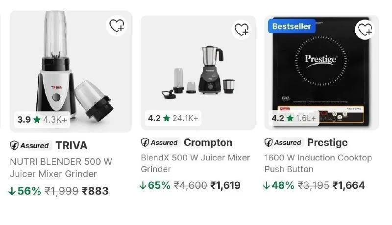 Upto 65% off on Top Brands