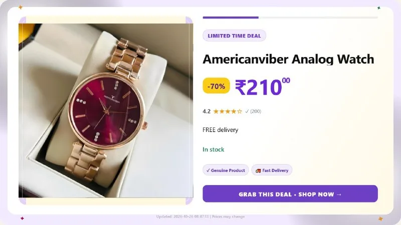 Analog Watch - For Women at ₹210
