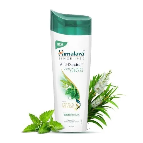 Himalaya Anti-Dandruff Cooling Mint Shampoo, up to 100 relief dandruff and itchy scalp, with Cooling mint and Tea Tree oil ,340ml at ₹171