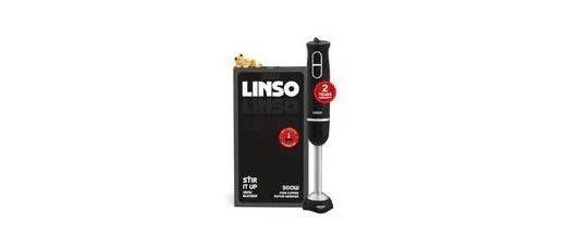 LINSO STIR 500W India’s 1st Anti-Scratch Hand Blender, 8 Speed + Turbo at ₹899