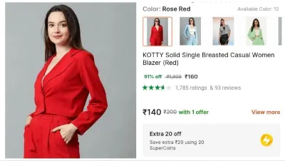 Kotty Women's Blaze at ₹160