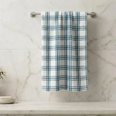 Athom Living Premium Cotton Light Weight Quick-Dry High Absorbent Cotton Bath Towel White at ₹119