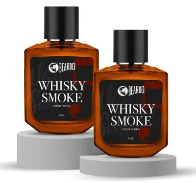 Beardo Whisky Smoke Perfume for Men, 50ml | EAU DE PARFUM ( Pack of 2) Eau de Parfum - 100 ml at ₹337