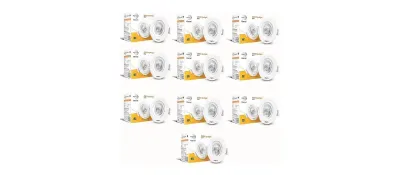 wipro Garnet 12W LED Wave Spotlight (Pack of 10) at ₹3,536