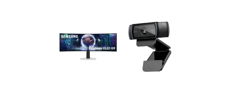 Samsung 49" (124.4cm) Odyssey OLED G9 Curved Gaming Monitor Dual QHD 5120 x 1440 at ₹91,999