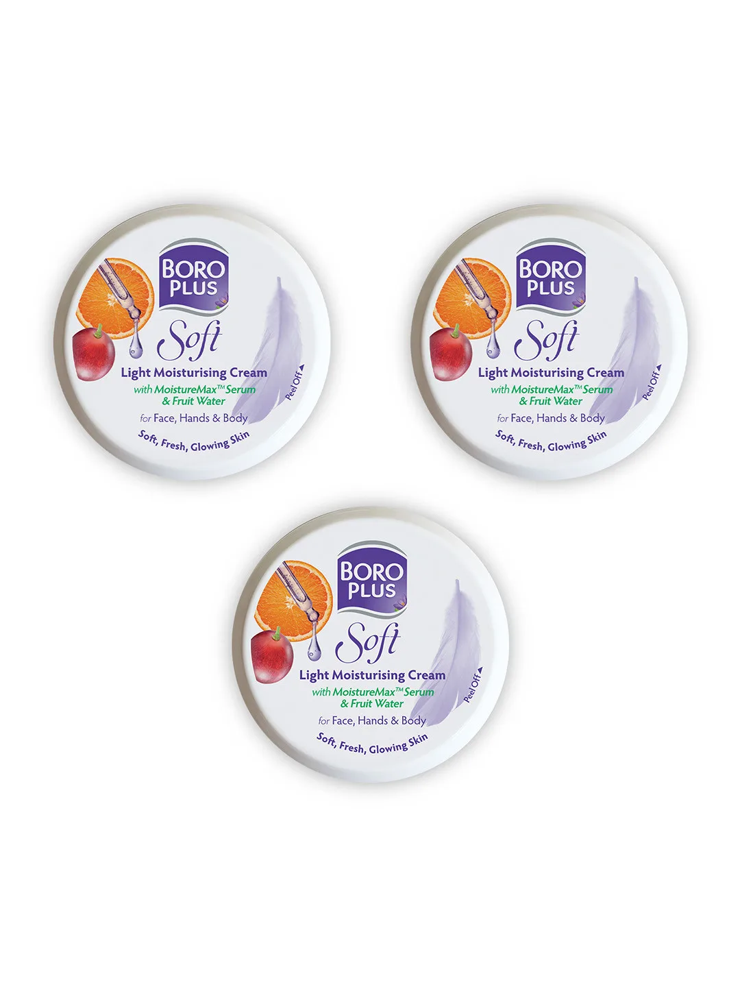 BOROPLUS Set Of 3 Soft Light Moisturising Cream - 200ml at ₹292