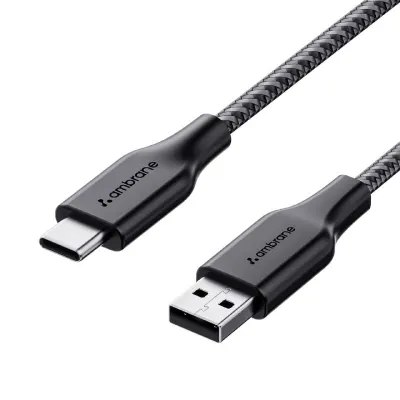 Ambrane Unbreakable 3A Fast Charging 1.5m Braided Type C Cable at ₹99