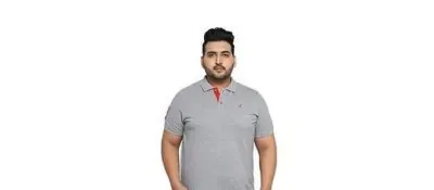 AMERICAN CREW Polo Collar T-Shirt at ₹469