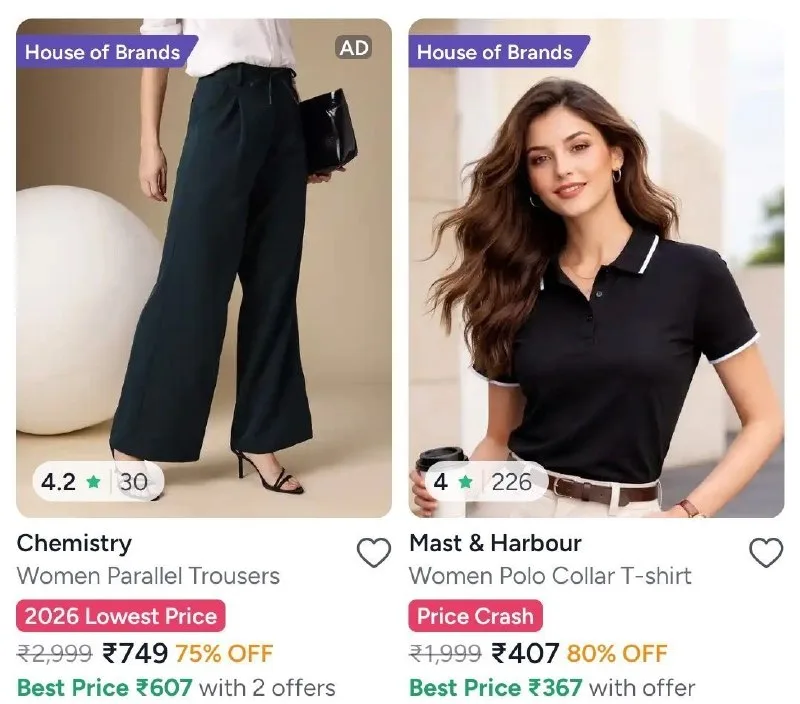 Crazy Budget Deals on Myntra!
