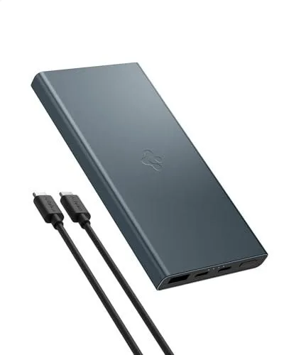 Spigen ArcPack 10000mAh Power Bank, PD3.0, Fast Charging, 22.5W Max Output, 2 Type-C Ports, 1 USB-A Port - (Aluminum, Navy Blue) at ₹854