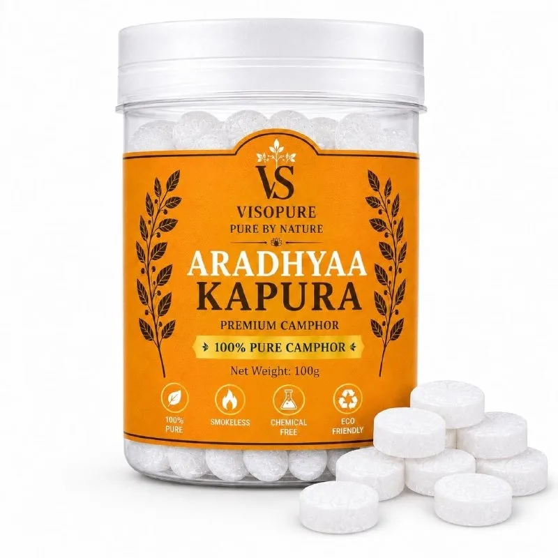 Aradhyaa Camphor Tablet 100g Jar - Pack of 1 at ₹29