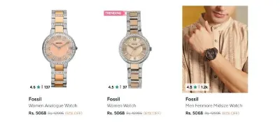 Upto 73% Off On Fossil Watches