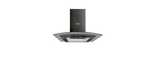 Glen 60cm Curved Glass Wall Mounted Kitchen Chimney, 1000m3/hr at ₹3,490