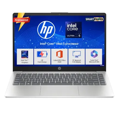 HP 15 Smartchoice, Intel Core Ultra 5 125H 24GB DDR5, 1TB SSD at ₹76,740