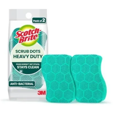 Scotch-Brite Heavy Duty Scrub Dots for Powerful Scrubbing, S at ₹99