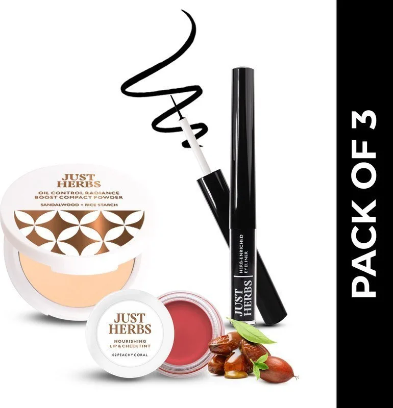 Just Herbs On-The-Go Beauty Trio Pack at ₹95