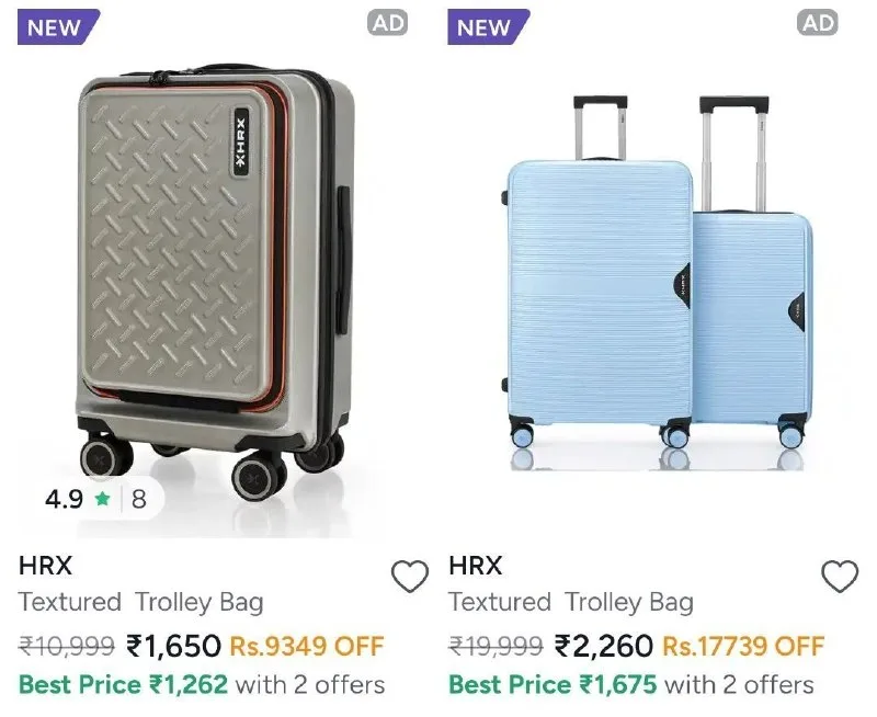 TROLLEY LOOT ON MYNTRA!