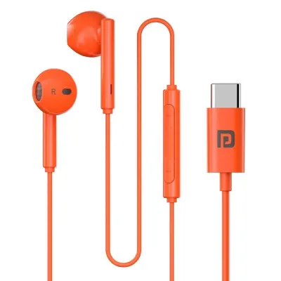 Portronics Conch Theta C in Ear Type C Wired Earphones with in Line HD Mic, Powerful Audio at ₹299