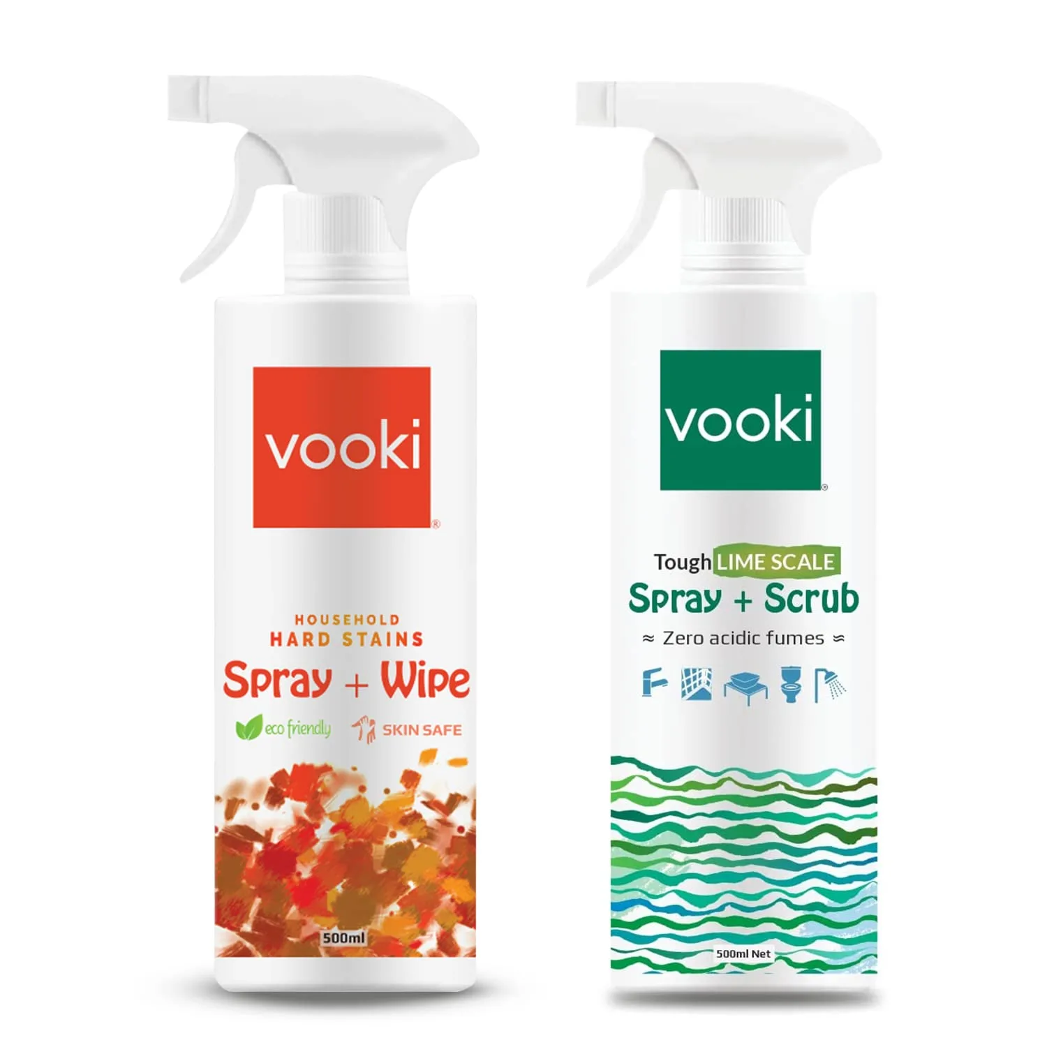 Vooki Kitchen Lime Scale Remover Spray (500ml x 2) at ₹339