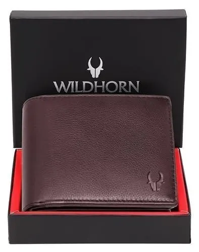 WildHorn RFID Protected Leather Wallet for Men at ₹299