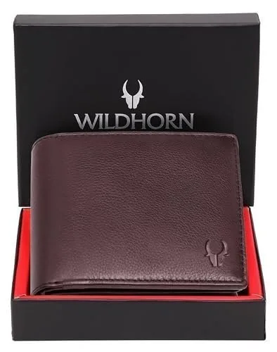 WildHorn RFID Protected Leather Wallet for Men at ₹293