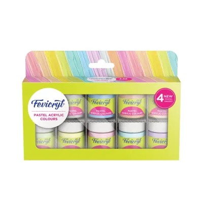 Fevicryl Acrylic Colours Pastel Kit at ₹200