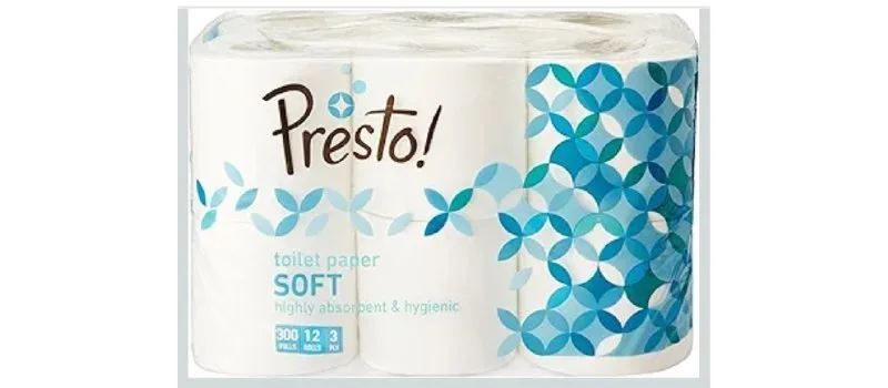 Presto! Ply Toilet Paper Roll Pulls X Rolls Soft at ₹417