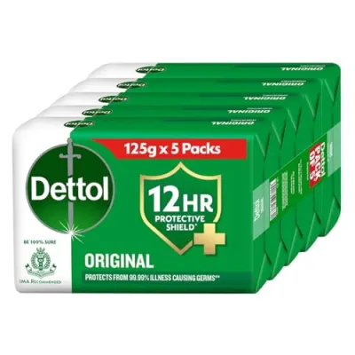 Dettol Original Germ Protection Bathing Soap Bar (625gm) | K at ₹178
