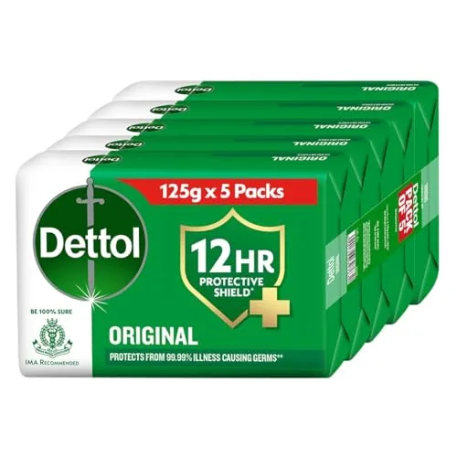 Dettol Original Germ Protection Bathing Soap Bar (625gm) | K at ₹178