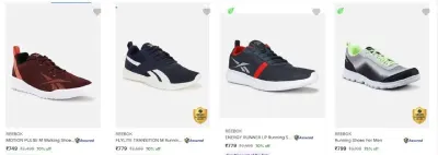 Upto 75% Off - Reebok Mens Sports Shoes