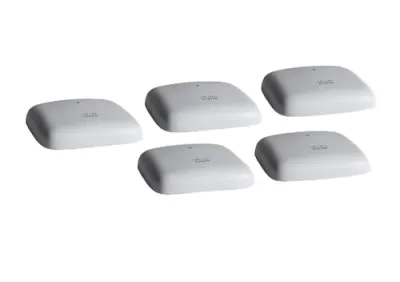 Cisco Business 5-CBW140AC-D Wi-Fi Access Point |802.11Ac | 2X2 | 1 Gbe Port | Ceiling Mount | 5 Pack Bundle | Limited Lifetime Protection, D at ₹17,65