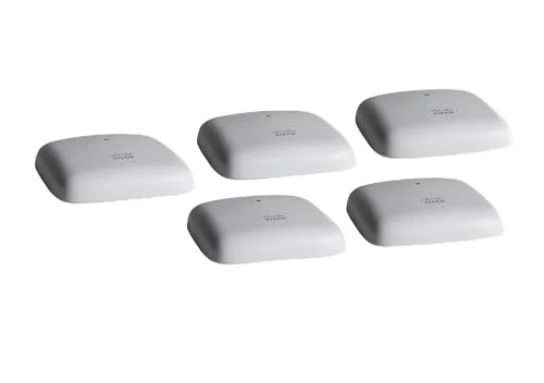 Cisco Business 5-CBW140AC-D Wi-Fi Access Point |802.11Ac | 2X2 | 1 Gbe Port | Ceiling Mount | 5 Pack Bundle | Limited Lifetime Protection, D at ₹17,65