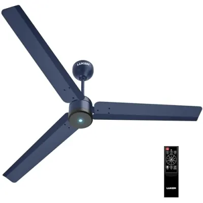 LUKER JVLuker USA Aerozen 1200mm BLDC Ceiling Fan | IR Remote | BEE 5 Star Rated | Power Saver upto 65% | High Air Delivery | LED | 370 RPM  at ₹2,658