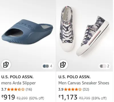Upto 69% Off On U.S Polo Assn. Men's Shoes