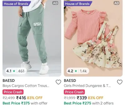 Min 80% Off On Baesd, Kalini